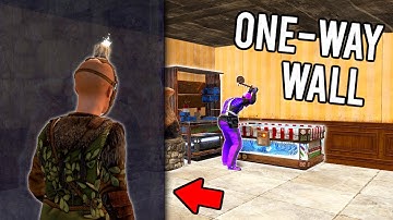 Spying On Rust Players Through A One-Way Mirror