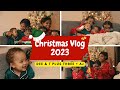 2023 CHRISTMAS WITH OUR TRIPLETS + BABY BOY 🎄🎁🤍 | Dee &amp; T Plus Three