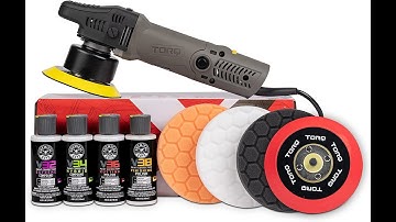 Chemical Guys BUF 503X TORQX Random Orbital Polisher, Pads, Polishes & Compound Kit  #short