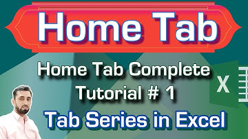 Excel [Home Tab] Complete Tutorial in Urdu/Hindi | Excel complete course part 1