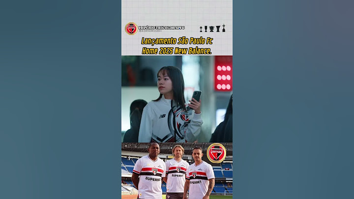 Lançamento São Paulo Fc Home 2025 New Balance. #saopaulofc #lançamento #camisanova #spfc #tricolor