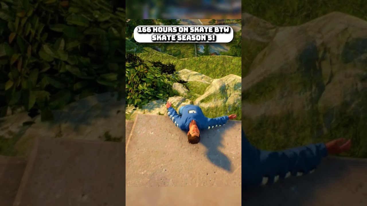 I Have 166 Hours on Skate... 🛹💀 #skate #skateseason5 #extremesportsgame