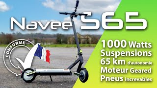 Test Navee S65 - étanche IPX5, puissante, légère et confortable. La trottinette parfaite ?