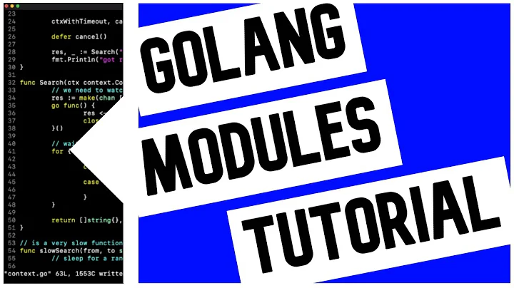 Go (Golang) Modules Tutorial