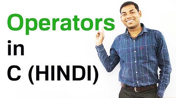 All Operators in C (HIND/URDU)