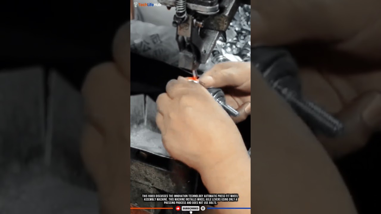 Innovation Technology Assembly: Automated Press-Fit Wheels, No Bolts & Precise.