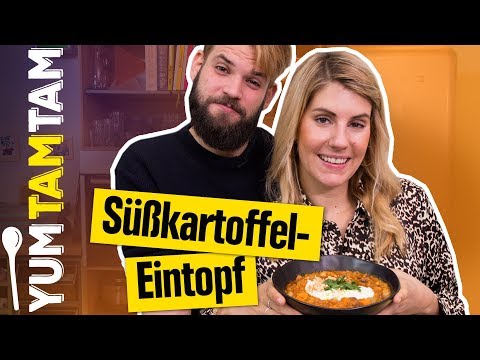 Video: Süßkartoffel-Erdnussbutter-Eintopf