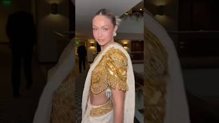 Gigi Hadid In Saree At Ambanis Wedding