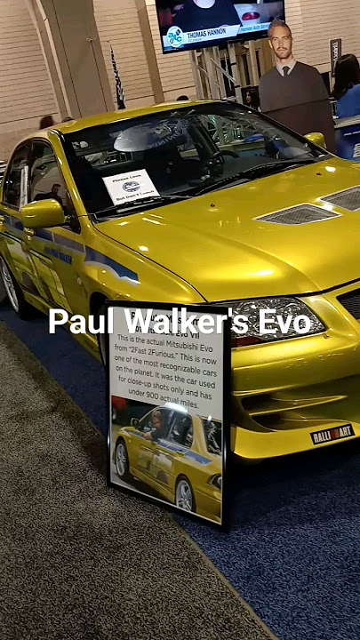 Paul Walker's Evo