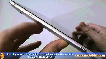 PhoenixSuit flashing tutorial for Onda V972, V812 and other Allwinner A31 tablets