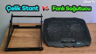 Çelik Stant vs Fanlı Soğutucu Sıcaklık Testleri  Laptop Soğutucu Kapışması