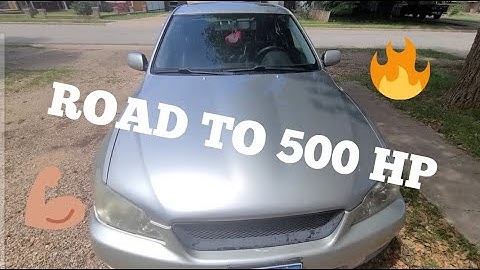 HOW TO MAKE 500 HP 1JZ SWAPPED IS300