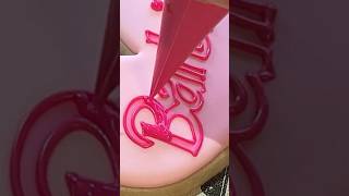 How to decorate barbie logo cookies and fix a booboo