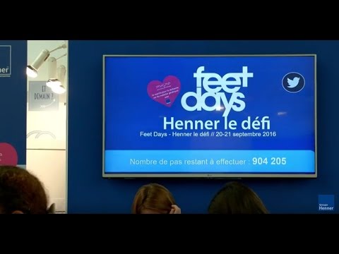 Henner, le défi : 1 million de pas = 20 000€