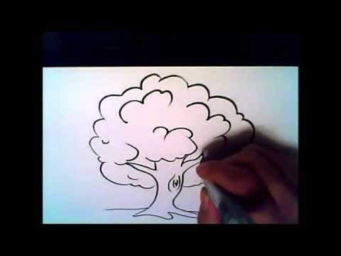 Wie Man Einen Baum Zu Zeichnen Youtube