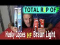 Review: Husky LED work light, it can do something Harbor Freight Braun light can't do.