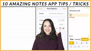 10 Notes App Tips You NEED To Know! | Amazing Notes App Tips and Tricks by How Do You Do? 1,960 views 2 years ago 9 minutes, 13 seconds