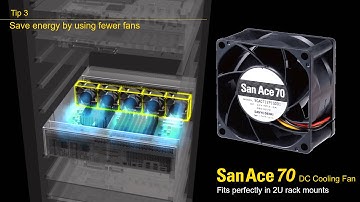 Server Cooling Application – San Ace Cooling Systems
