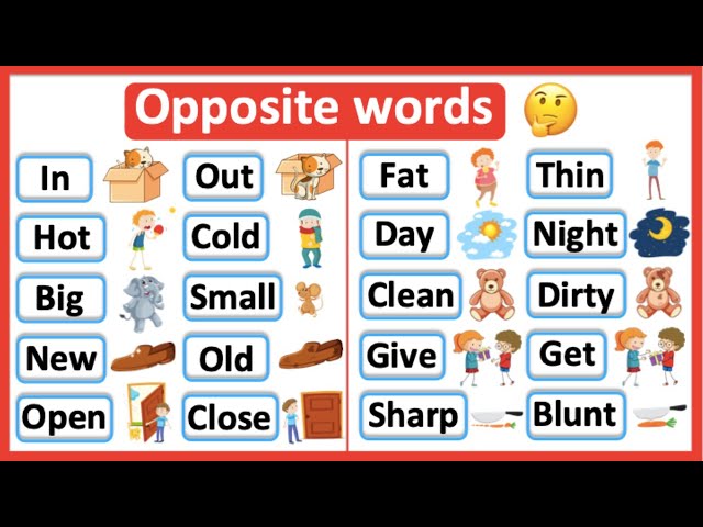 English With Mukesh - Opposite words . . . . .. #vocabulary