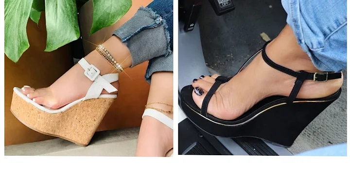 Amazing and comfortable collection of platform wedge heel sandals for ladies #wedgeheel #wedge.