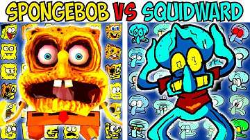 ALL SPONGEBOB VS SQUIDWARD TEST | FNF Character Test | Gameplay VS Playground