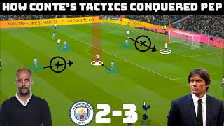 Tactical Analysis : Manchester City 2-3 Tottenham | How Conte's Tactics Beat Guardiola |