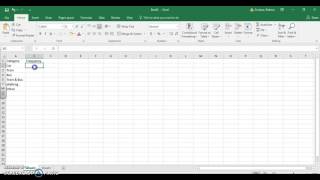 Data Entry (Categorical)