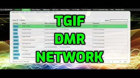 TGIF-DMR NETWORK