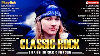 Nirvana, Guns N Roses, Bon Jovi, Metallica, Queen, ACDC 🔥 Best Classic Rock Songs 70s 80s 90s