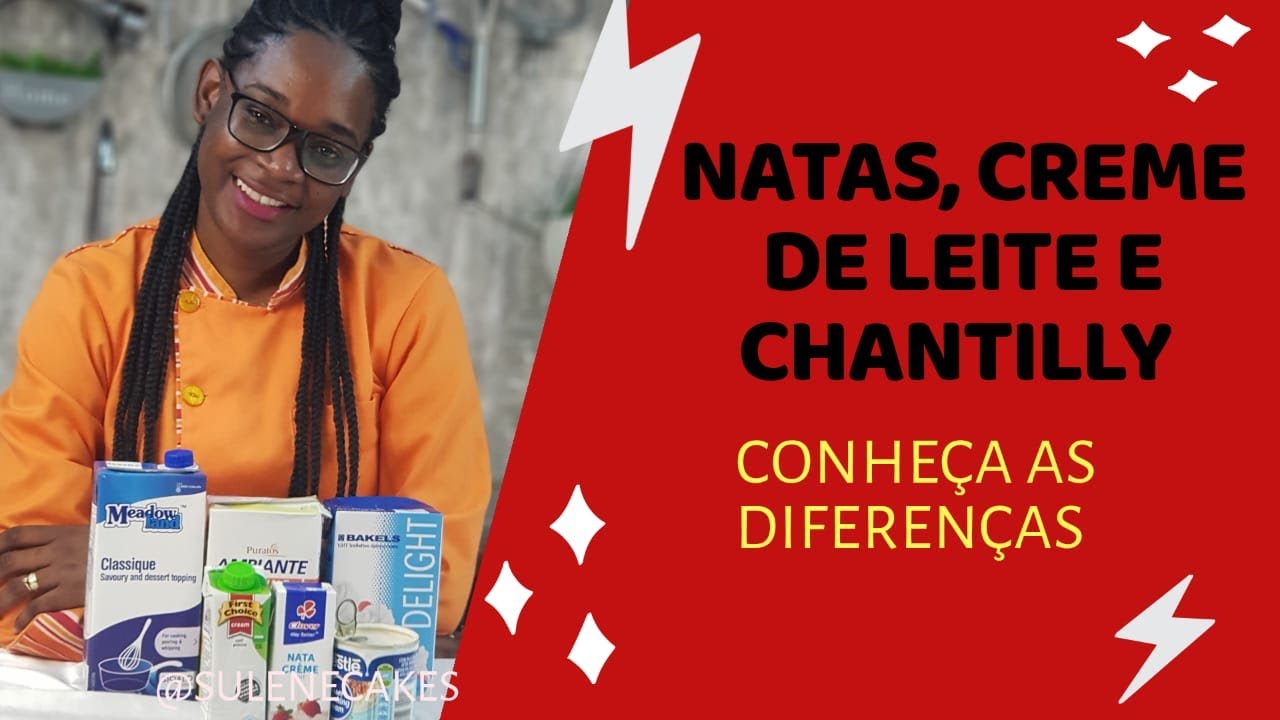 Diferença entra Natas, creme de Leite e Chantilly