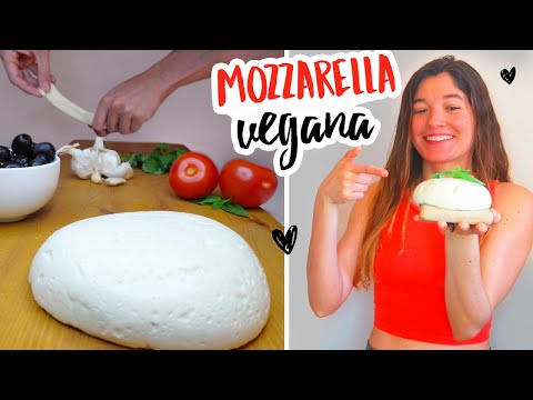 Queso mozzarella vegano