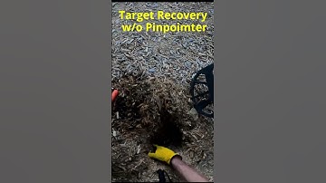 How to Recover a Metal Detecting Target without a Pinpointer #shorts #metaldetecting