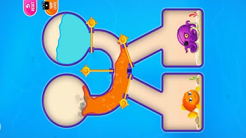 Save The Fish Love Fishdom / Pull the Pin Games Level 1 - 15 Complete Android Gameplay  #1