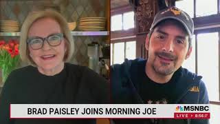 Brad Paisley Joins Morning Joe to Talk About New Vaccine PSA & Headlining Nashville's July 4th