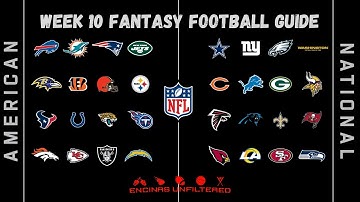 2024 NFL Week 10 Fantasy Football Guide