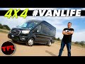 This Giant 4x4 Ford Transit Blows Me Away With Speed and Monstrous Traction! Twin-turbo #Vanlife