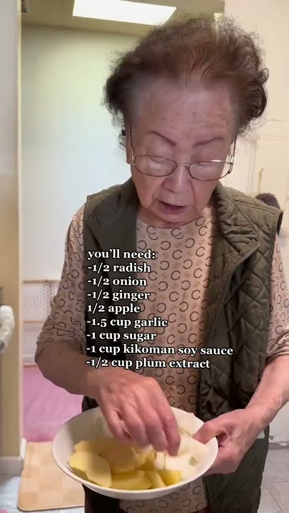 My Korean Grandma’s Galbi Recipe🥩 #shorts