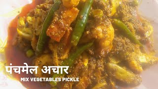 पंचमेल अचार बनाने का तरीका देखकर कहोगे पहले क्यों नहीं बताया | Mix Pickle by Mamta kitchen recipes