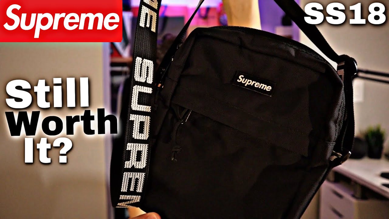 supreme shoulder bag on body