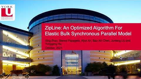 ZipLine: An Optimized Algorithm for the Elastic Bulk Synchronous Parallel Model