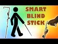 Smart Blind Walking Stick Science Project Using Ultrasonic sensor+Arduino (Functional Demo Only)