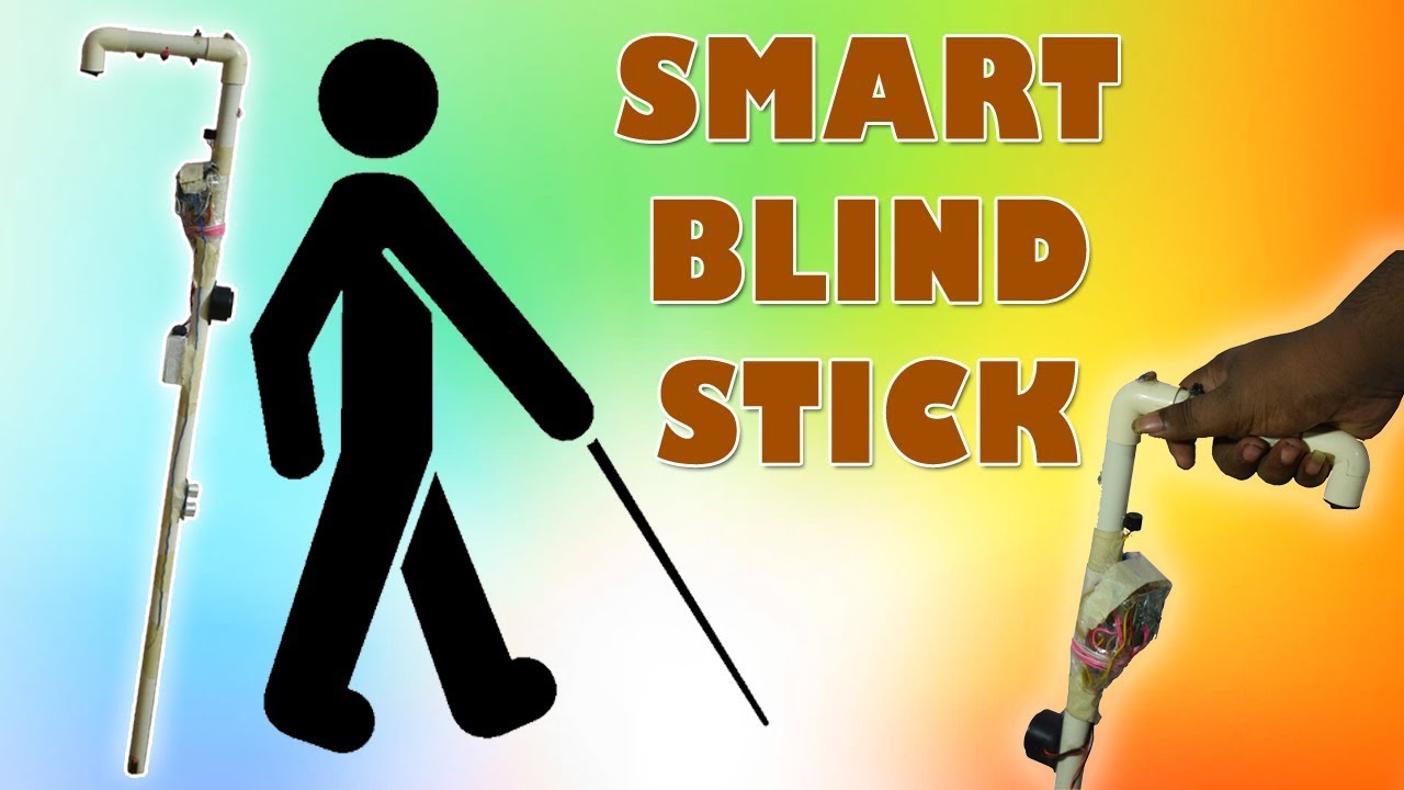 Smart Blind Walking Stick Science Project Using Ultrasonic sensor+Arduino  (Functional Demo Only) 
