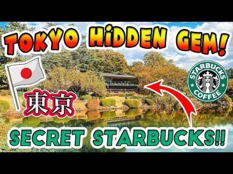 Tokyo&#39;s Hidden Gems🇯🇵 A Tour of Secret Starbucks and Shinjuku Gyoen National Garden (新宿御苑)