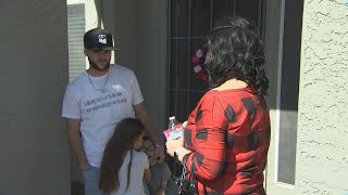 Loved ones Pay It Forward to grieving dad whose wife died from cancer