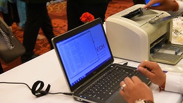 Onsite Conference Registration with Badge Printing at a Conference