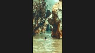 السباحة الى الشلال في وادي تانيت اكادير ادااوتنان ياسلام كنصح تكتاشفو هاد البلاصة زوينة بزاف.