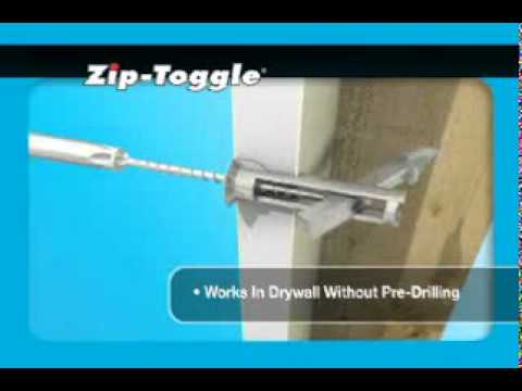 Zip Toggle You - How To Use Toggle Drywall Anchors