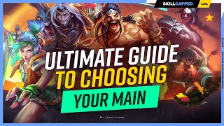 How to Choose Your MAIN Champion in Season 13! - Beginner