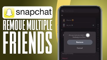 How To Remove Multiple Friends On Snapchat At Once (2025) Simple Tutorial