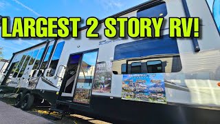 ENORMOUS 2 Story RV!  This thing is INSANE! Timberwolf Black Label 39ALBL